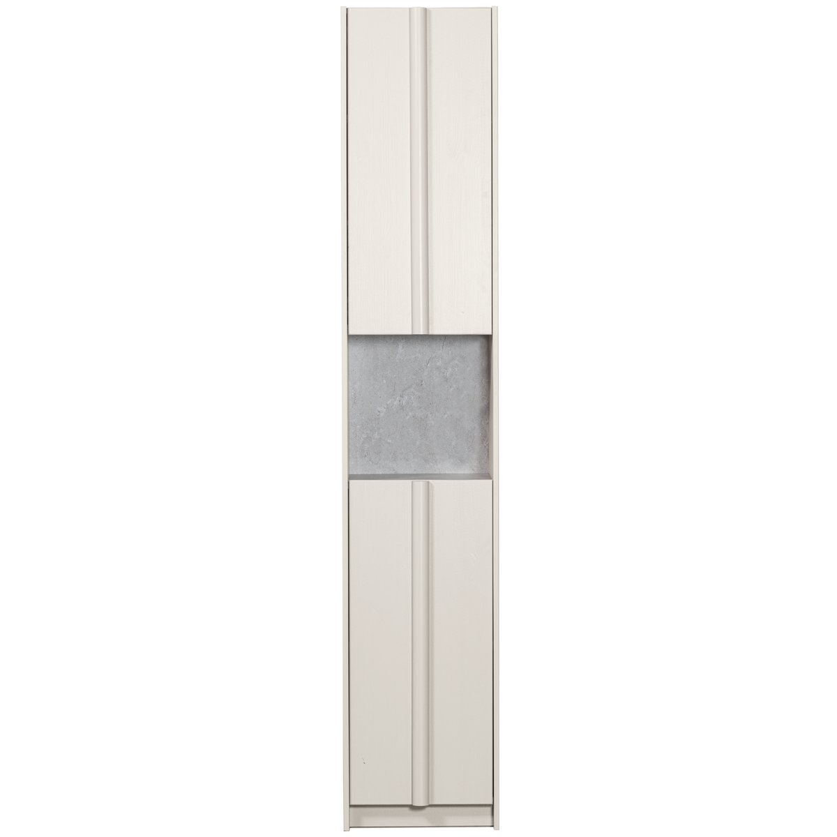 Armoire 1 porte en pin BASU brume, WOOOD