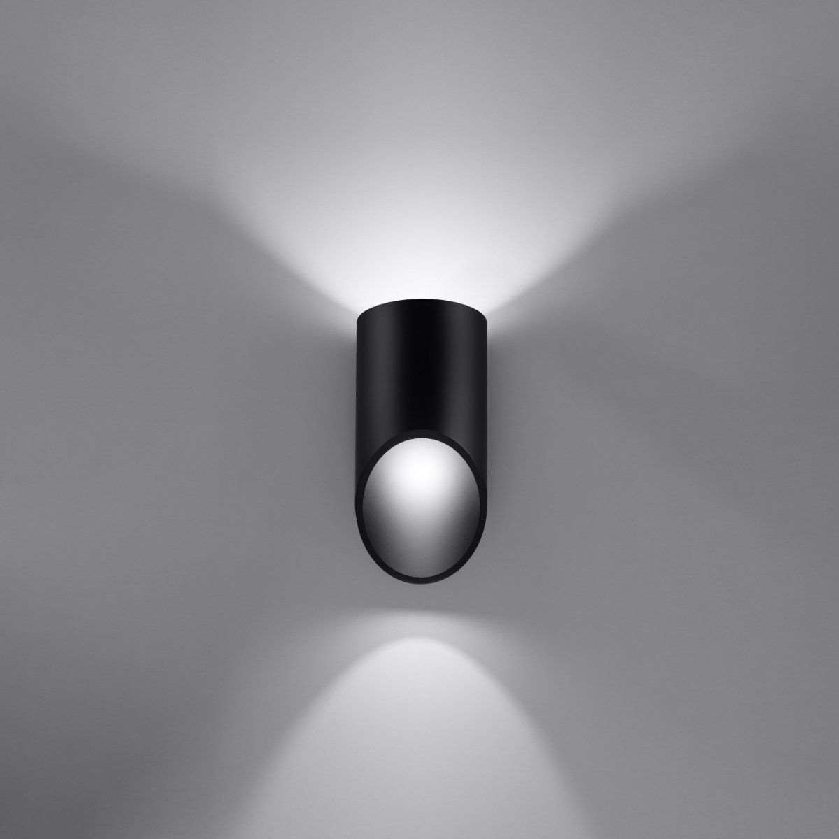 Applique Aluminium Noir G9 1 Penne 20 noir, EDEN