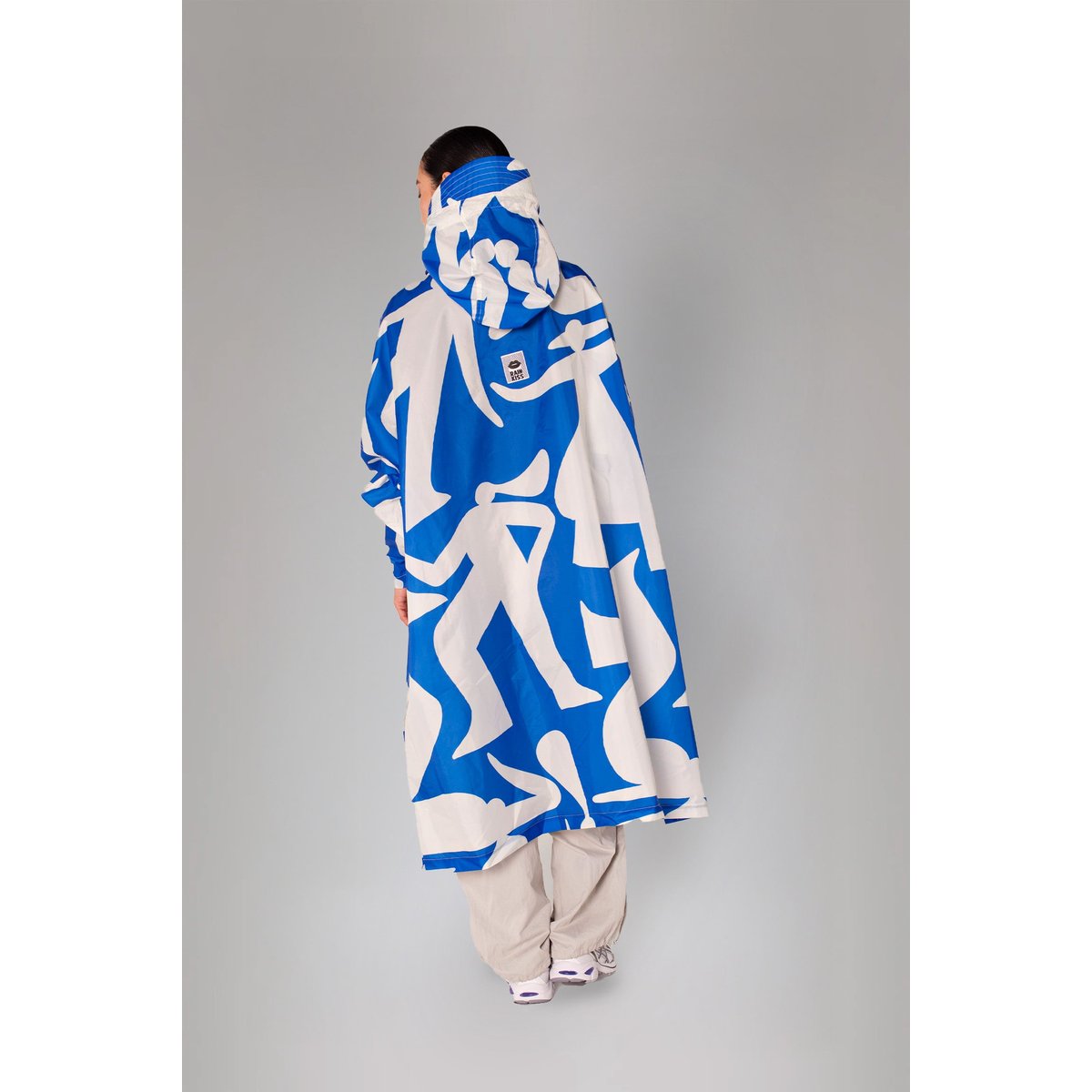 Poncho de pluie imperméable TIMO KUILDER 'BLEU DANCE' bleu danseur, RAINKISS