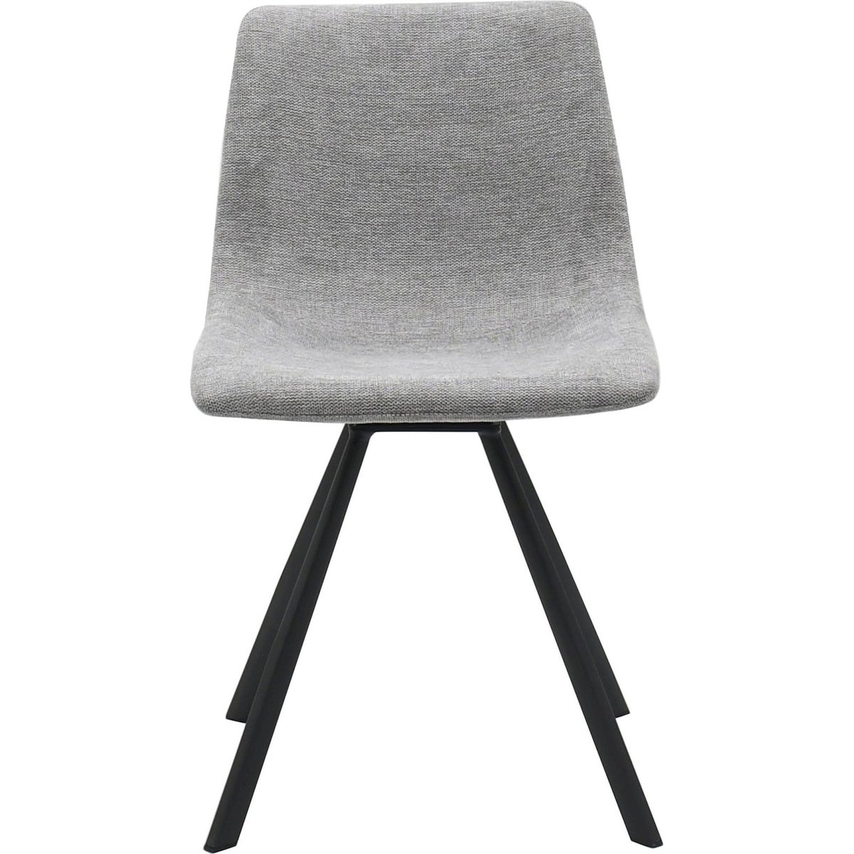 Chaise pivotante tissu collection YUKON gris clair et noir, RECOLLECTION
