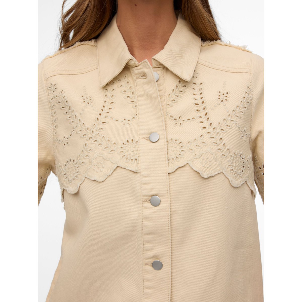 Robe En Denim ecru, VERO MODA
