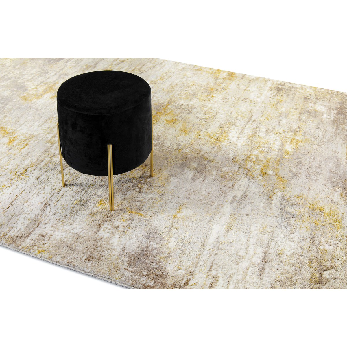 WECONhome Feel Vintage 2.0 par Esprit, tissé machine, tapis poils courts, certifié OEKO-TEX® ,  Feel Vintage 2.0 crème doré, ESPRIT