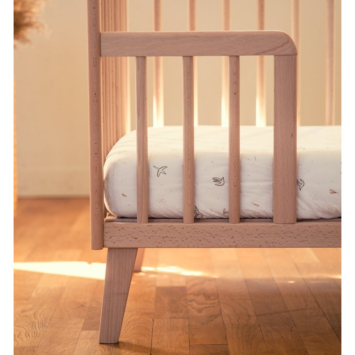 Lit bébé Evolutif TURIA hêtre, KADOLIS