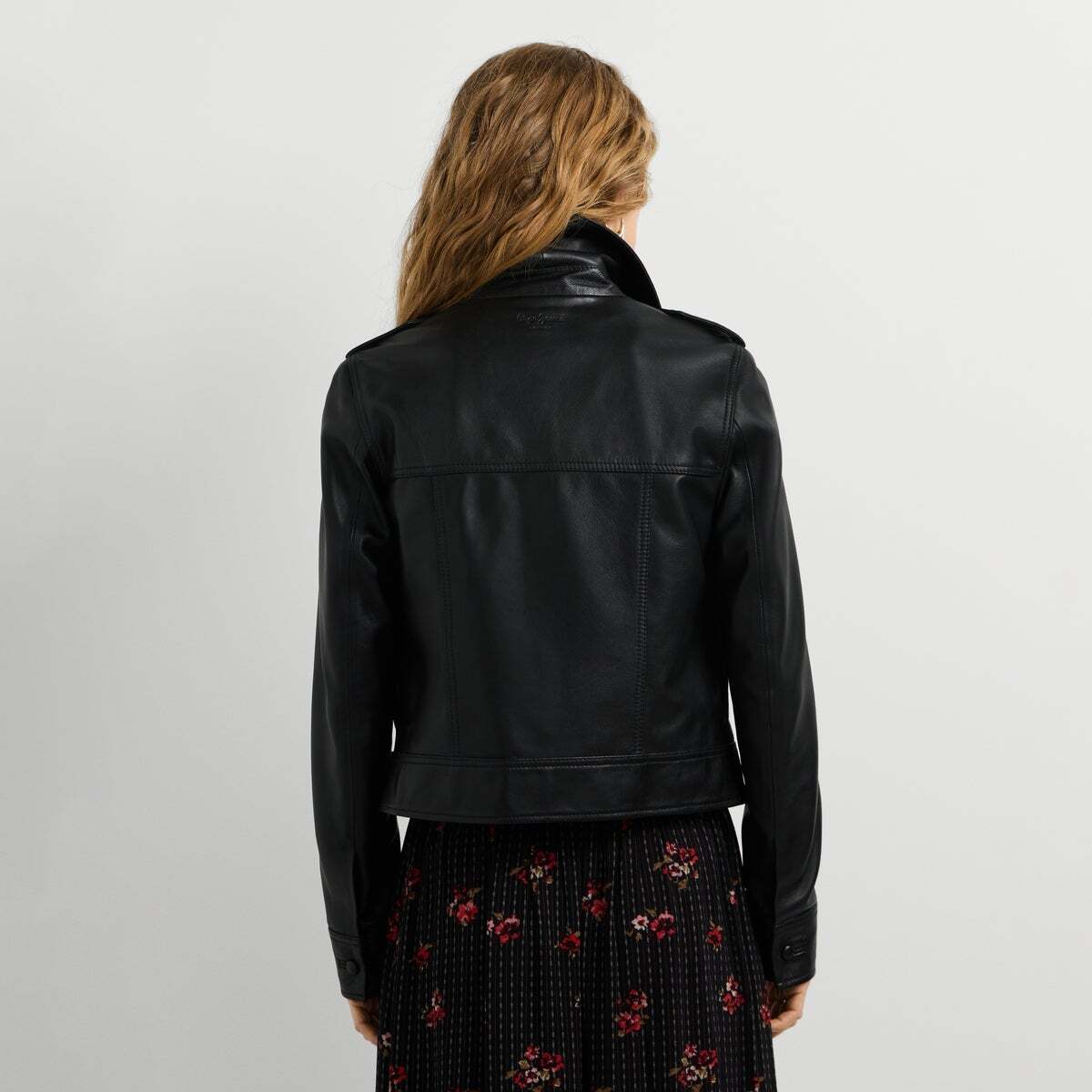 Veste En Cuir noir, PEPE JEANS