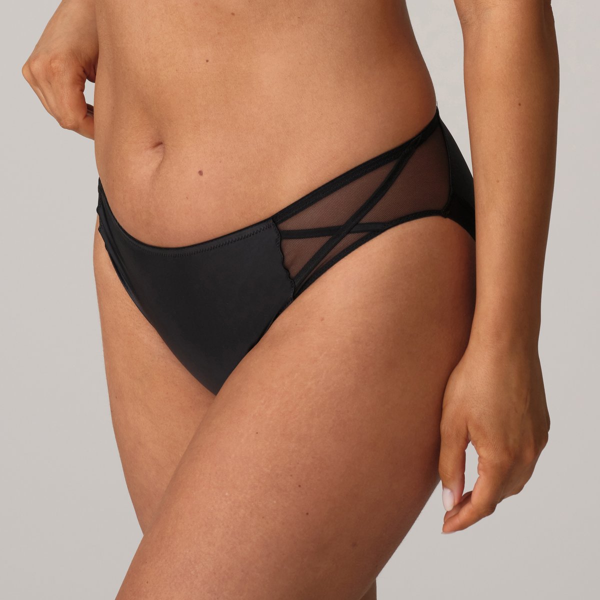 Slip brésilien ZIPOLITE noir - noir, PRIMADONNA