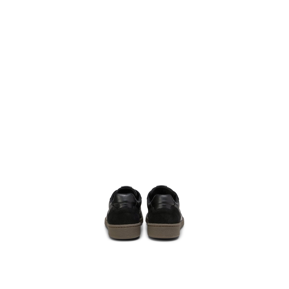 Baskets en cuir de vache noble noir, MARC O'POLO