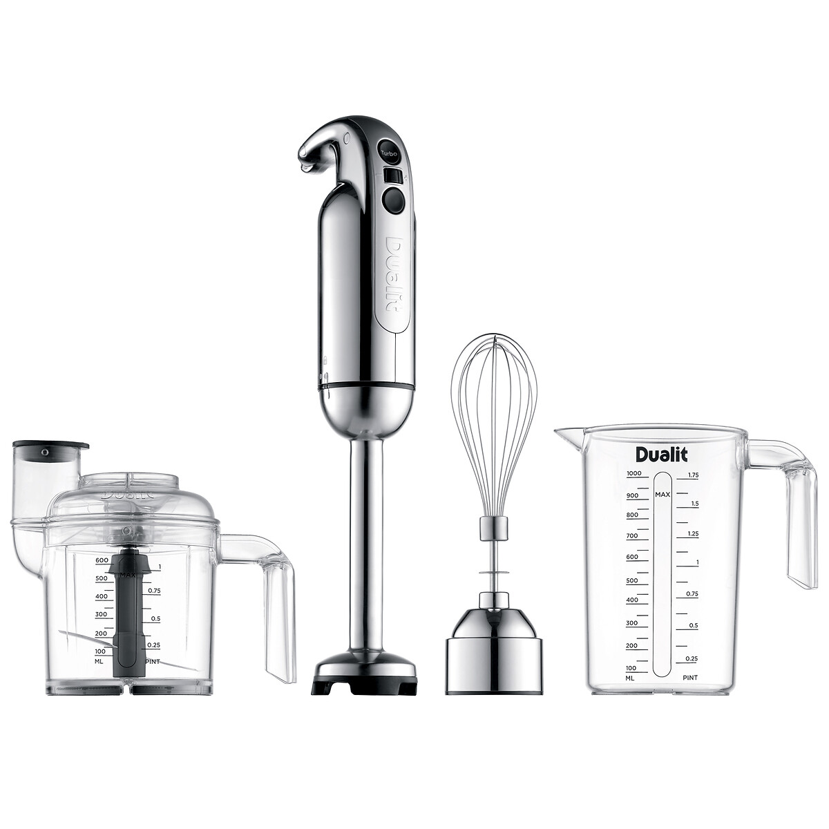 3-in-1 Variable Speed Hand Blender - 88910 stainless steel, DUALIT