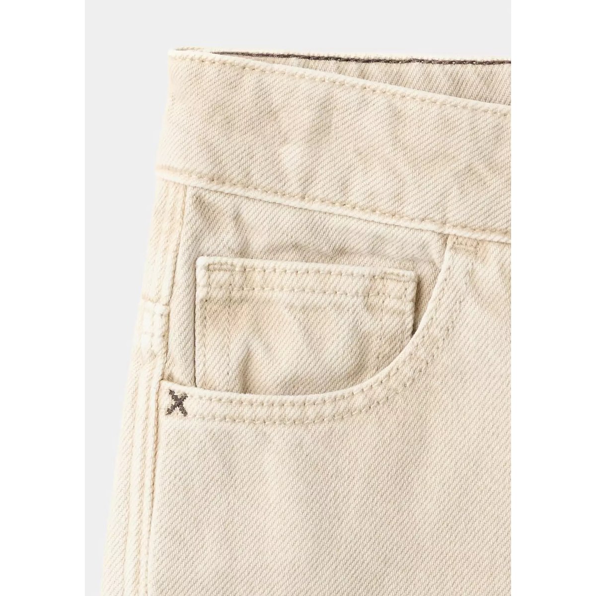 Jean droit coton sable, MANGO KIDS