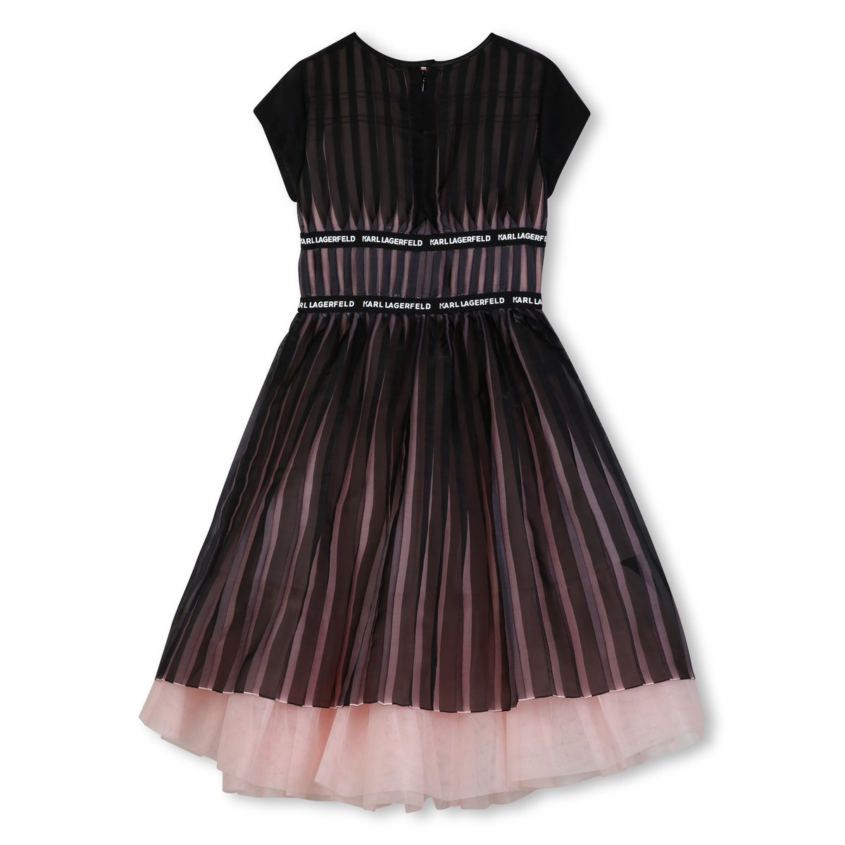 Robe de cérémonie noir rose, KARL LAGERFELD KIDS