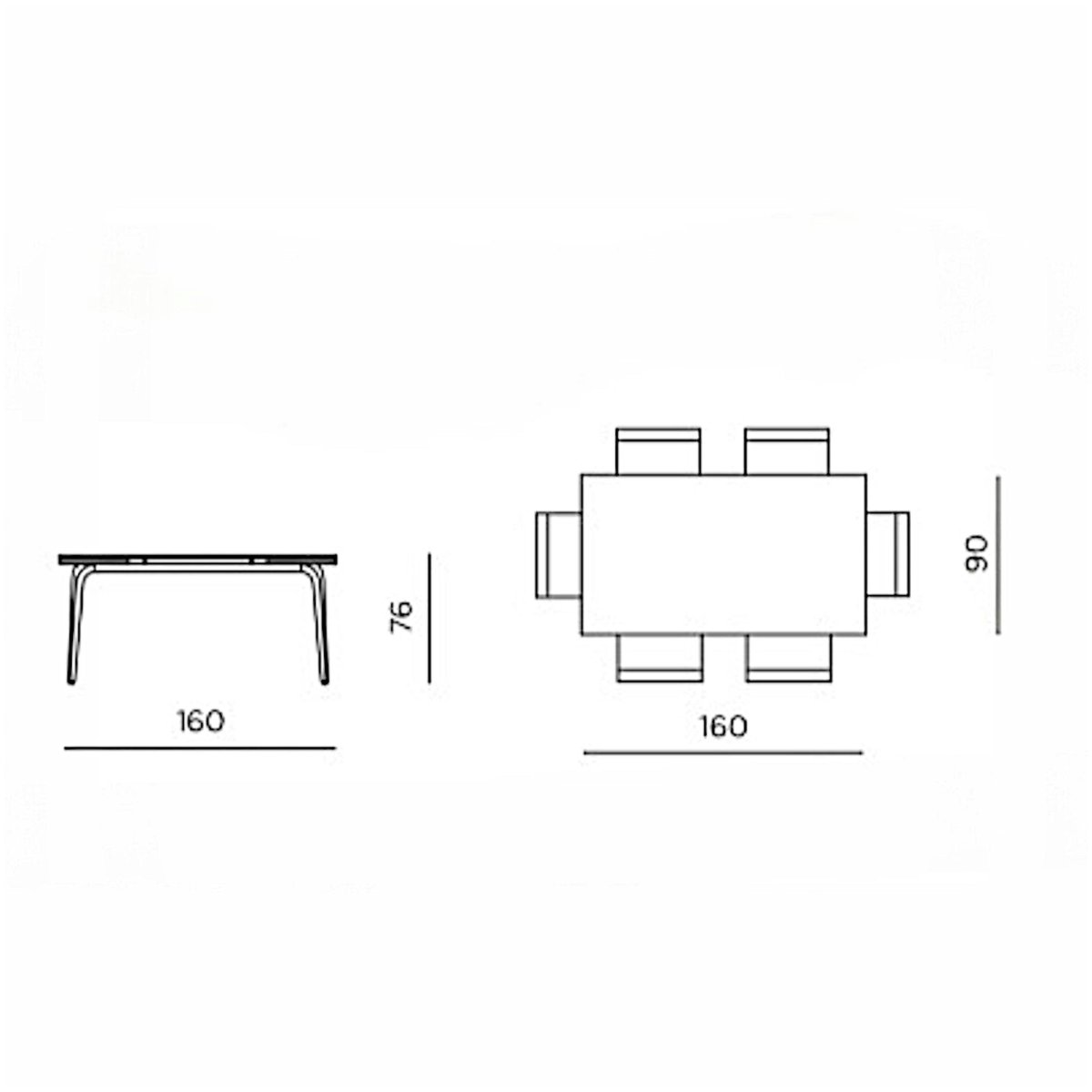 Table extensible en céramique 6/8 places LORA marbre blanc, PIER IMPORT