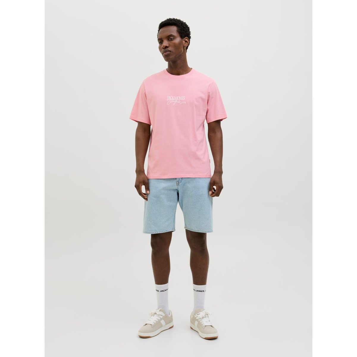T-Shirt tickled pink, JACK & JONES