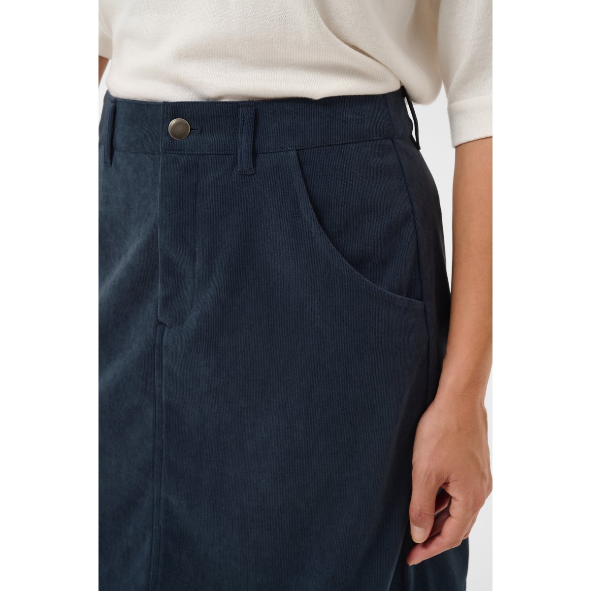 Jupe casual bleu midnight marine cc, KAFFE