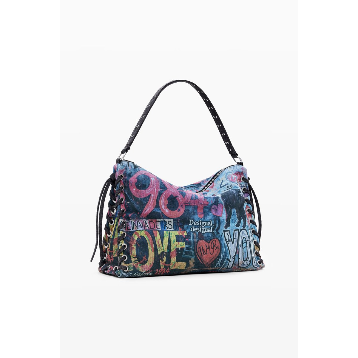 Grand sac graffiti multicolore, DESIGUAL