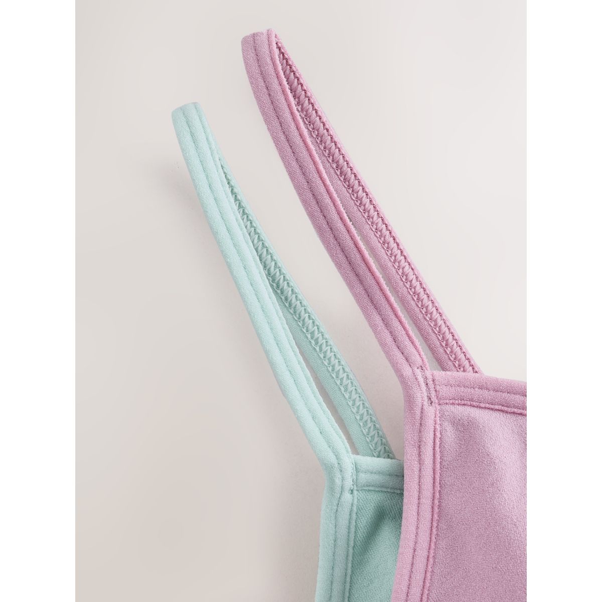 Hauts courts sans coutures, lot de 2 rose/violet, NEXT