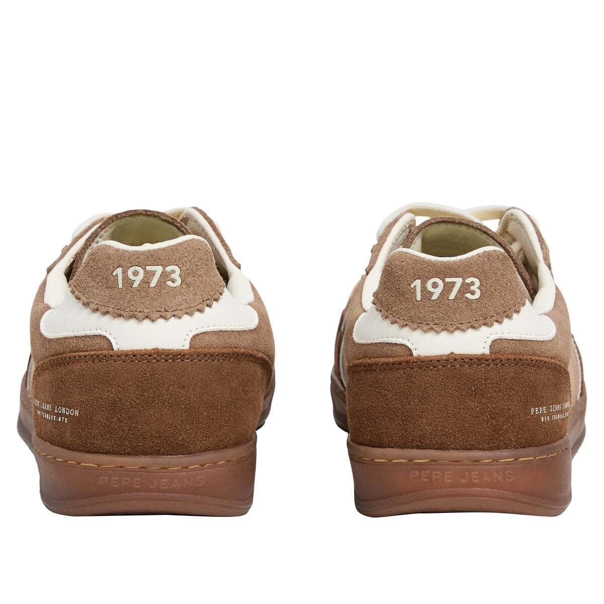 Ball - Baskets En Daim À Semelle Cupsole brun caramel, PEPE JEANS