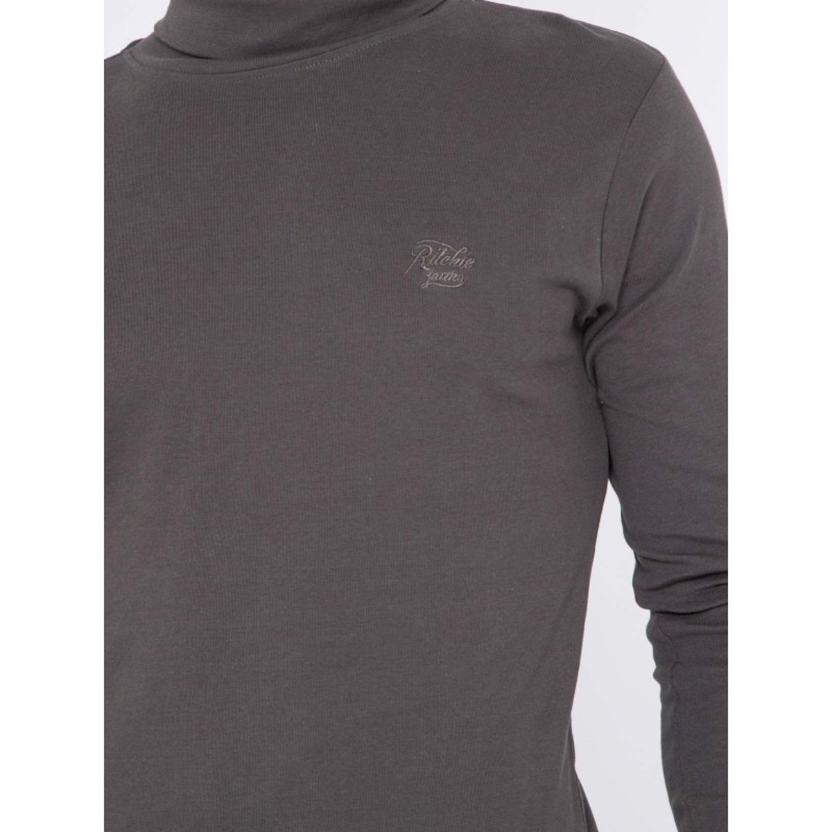 Sous-pull Pur Coton Waren anthracite, RITCHIE