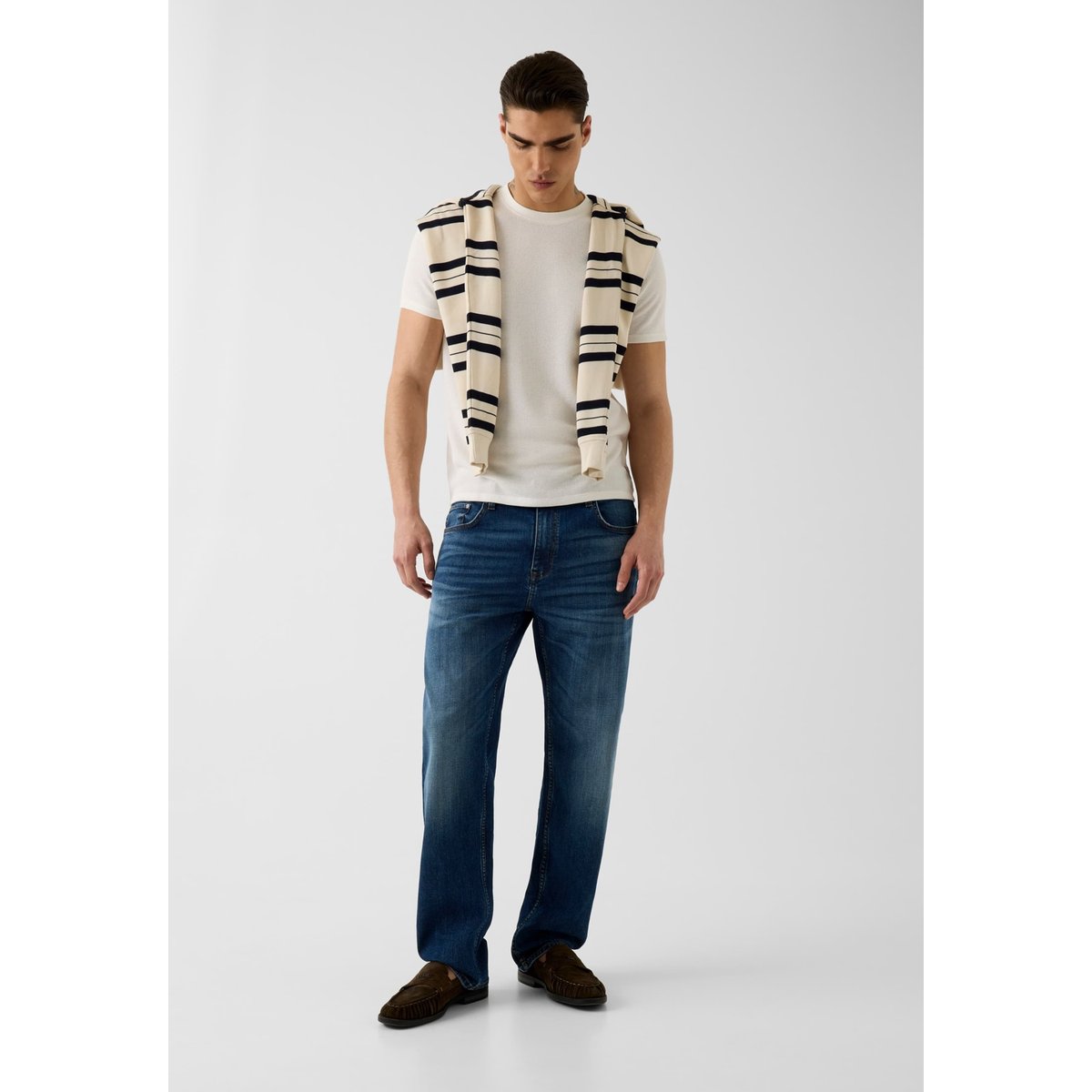 T-Shirt Tricoté blanc, GUESS