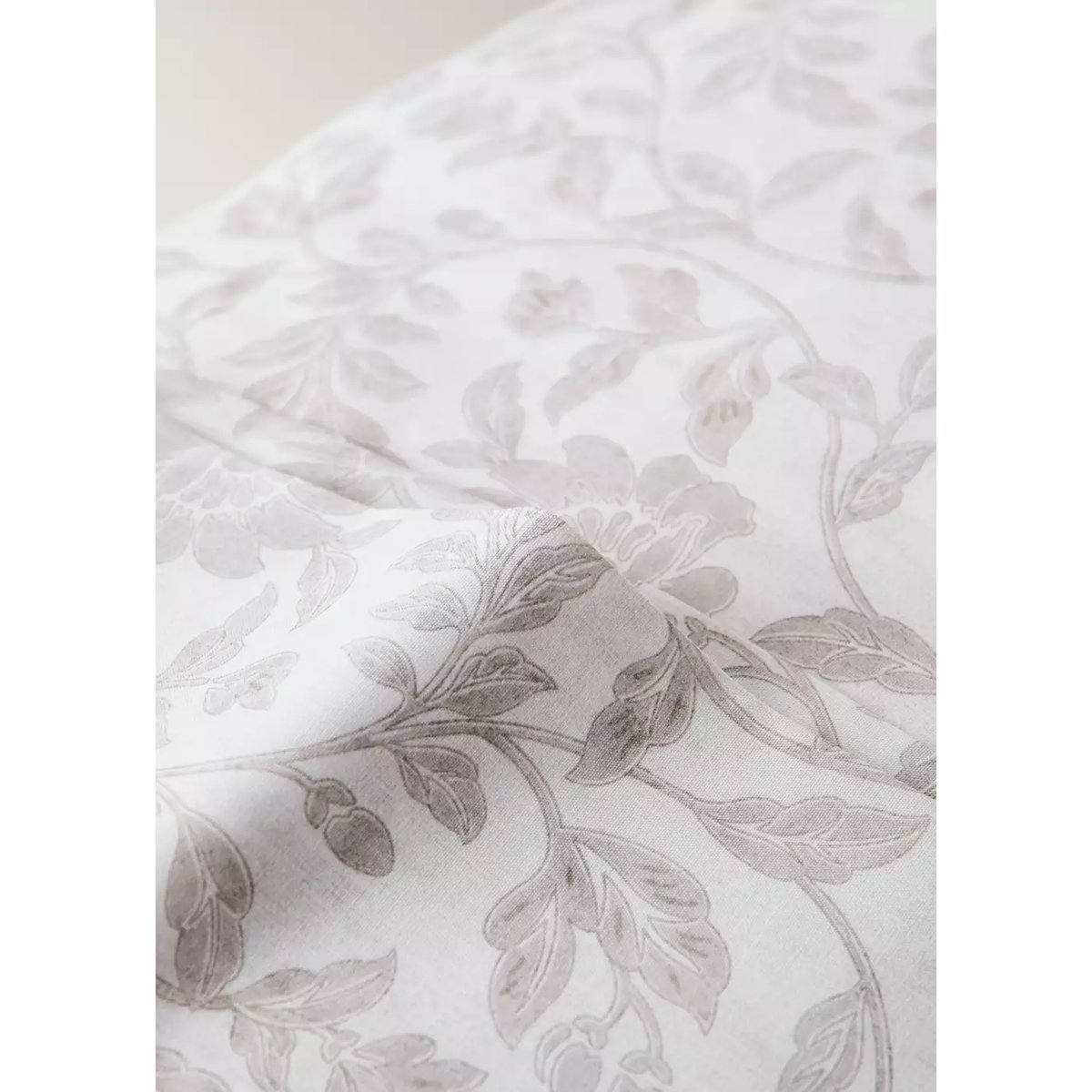 Taie d’oreiller en imprimé fleuri 45x110 cm écru, MANGO HOME