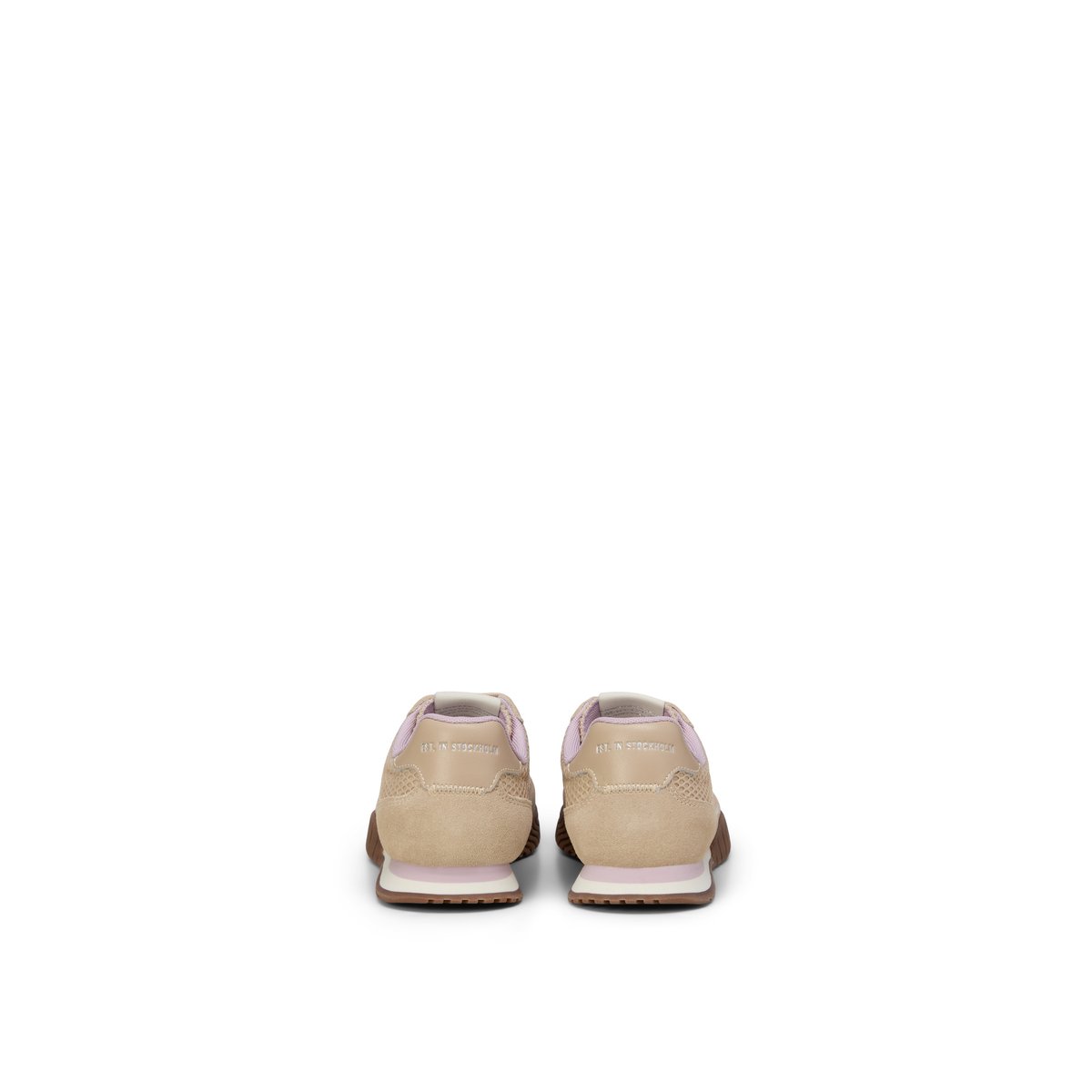 Baskets Modèle Gustafina en cuir et polyester beige, MARC O'POLO