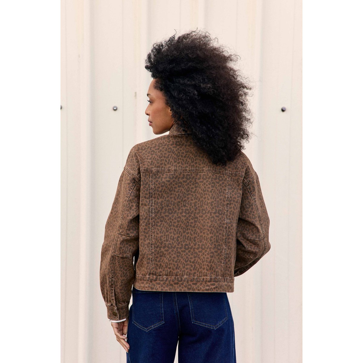 VESTE imprimé animalier VARA 08-leopard, LA PETITE ETOILE