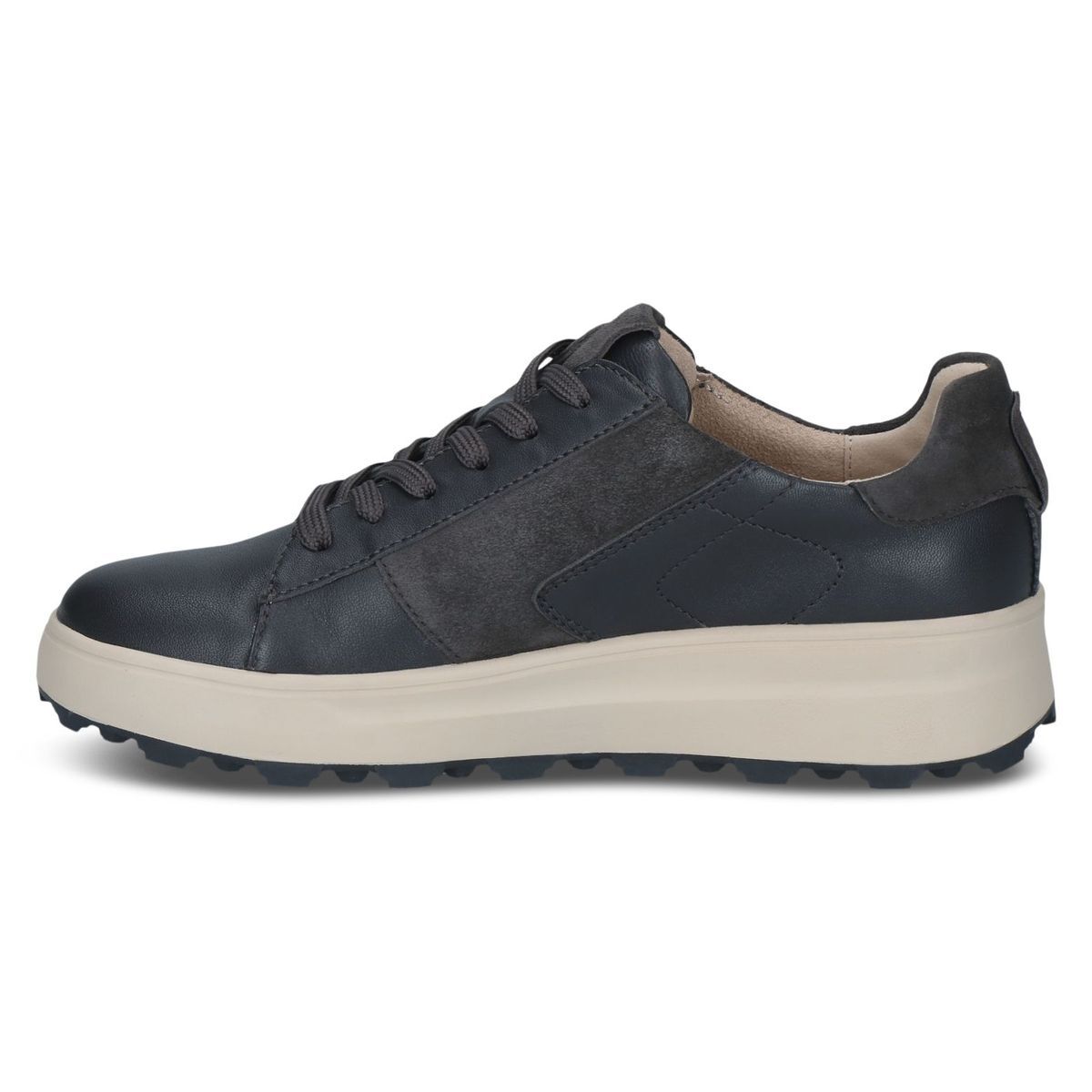Basket en cuir gris clair, CAPRICE