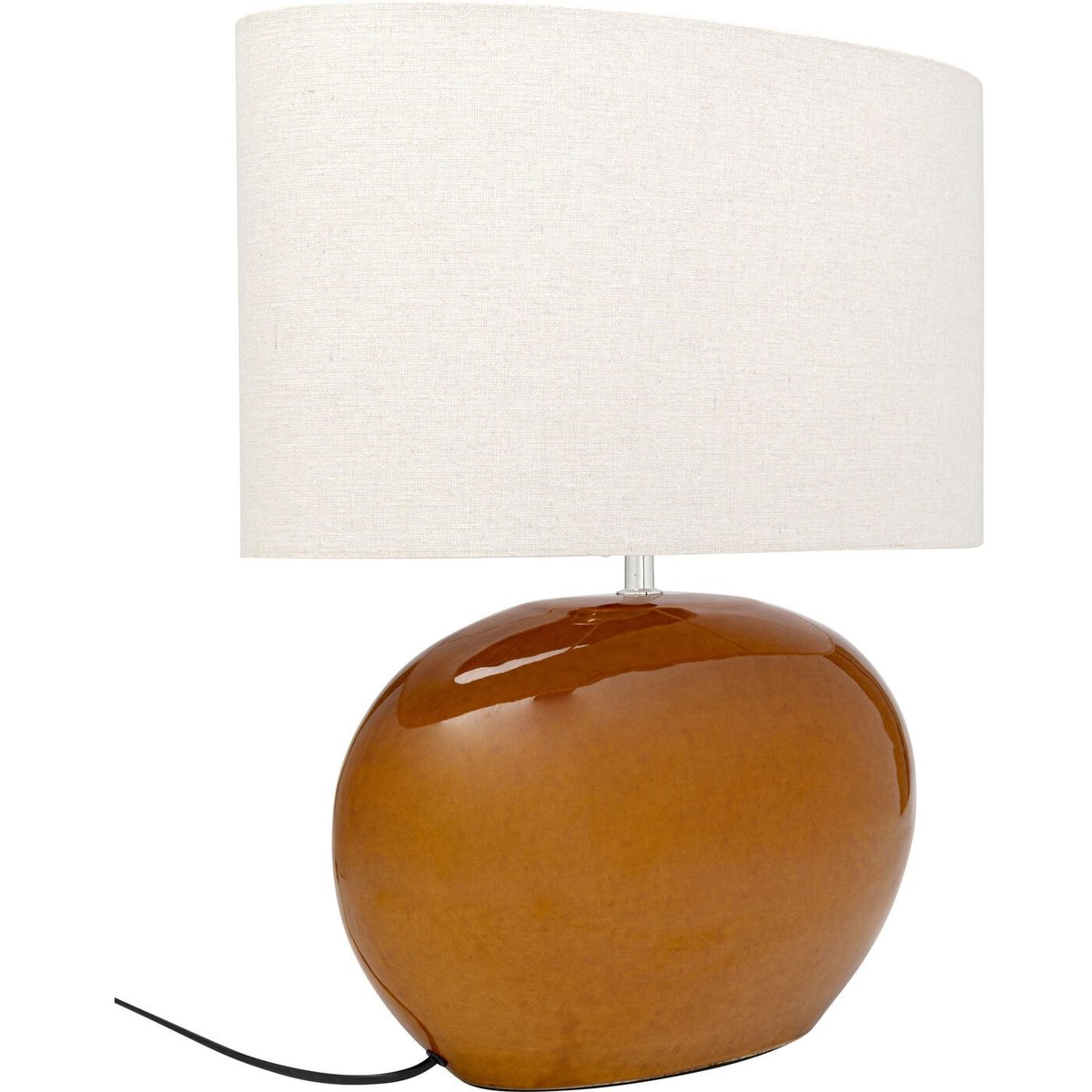 Lampe en grès et coton, BEO orange, KARE DESIGN