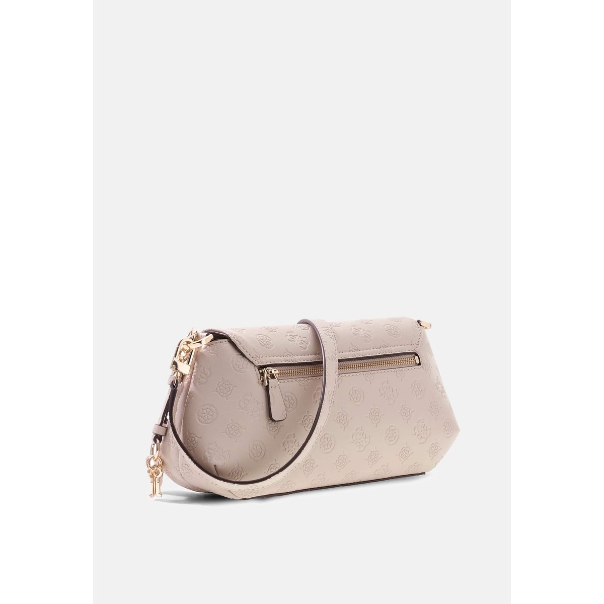 Logo Carmella Crossbody rouge foncé, GUESS