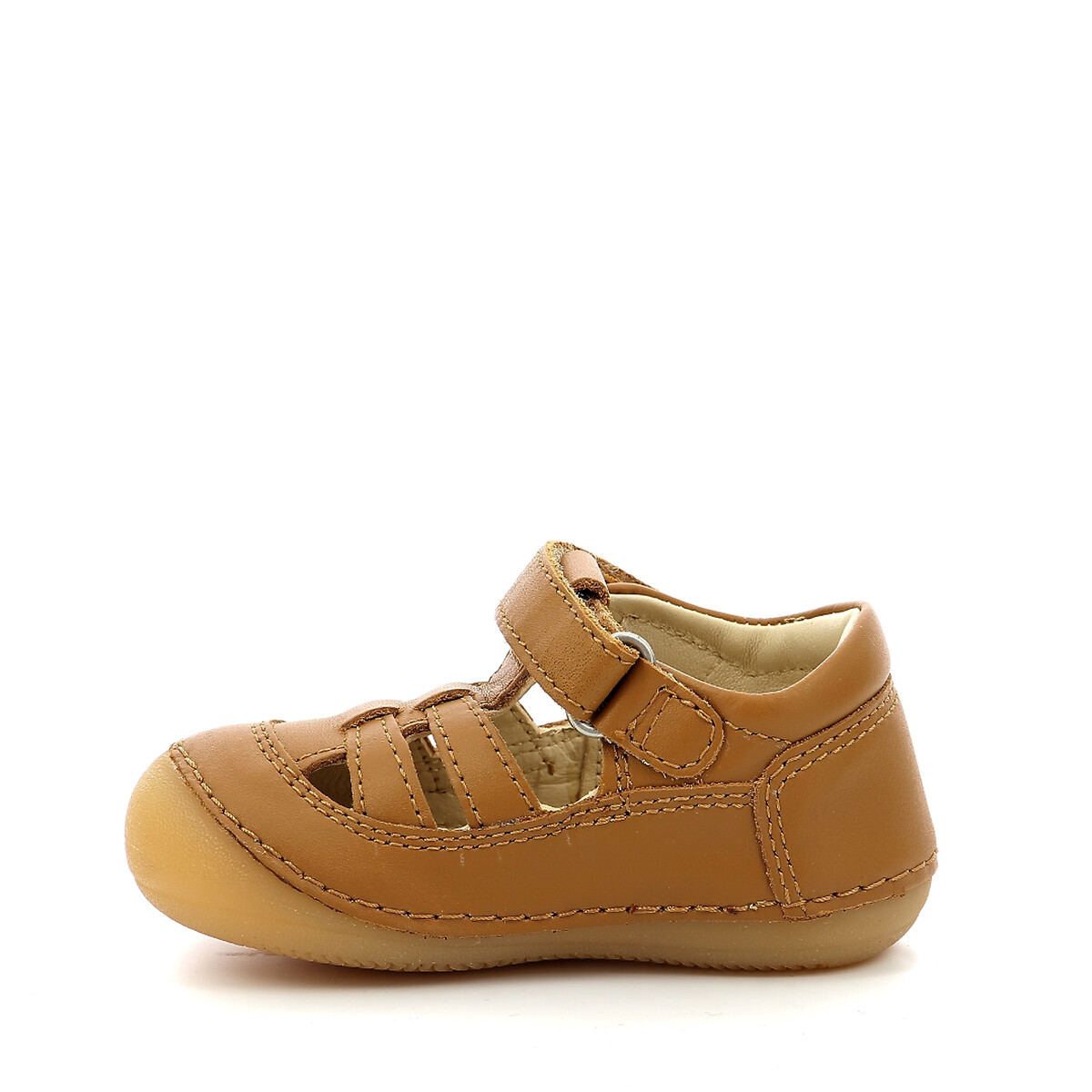 Sandalias cerradas de piel Sushy camel, KICKERS