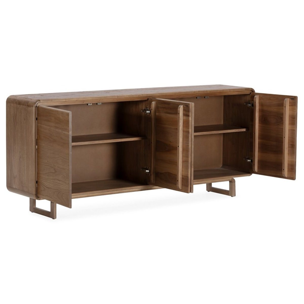 Buffet en bois d'orme massif marron antique, RECOLLECTION