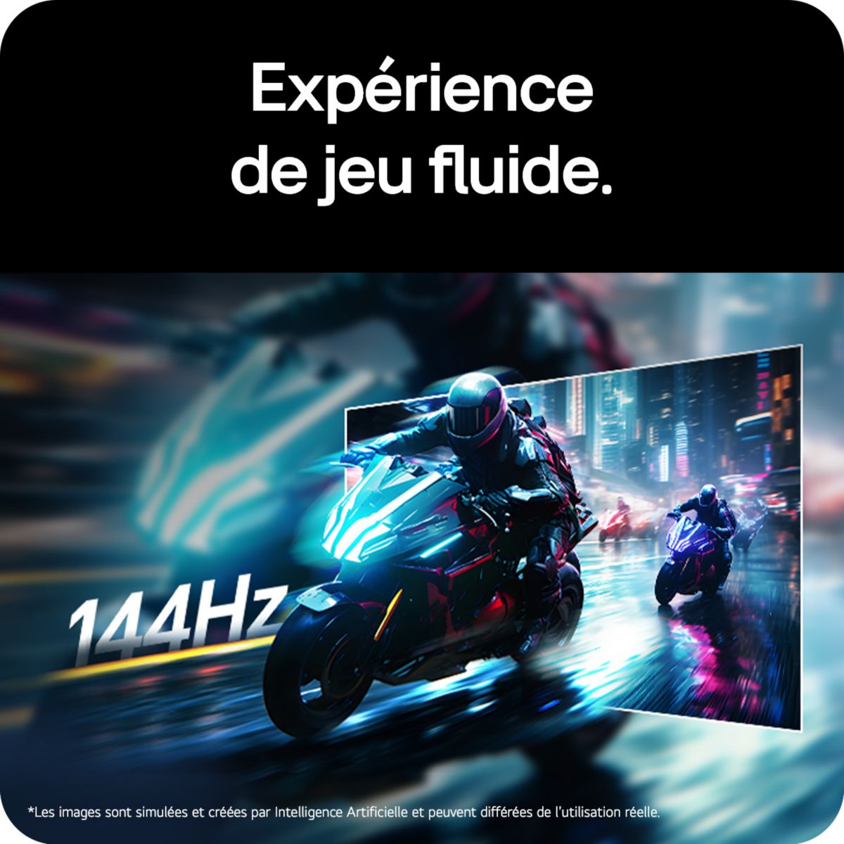 Ecran PC Gamer UltraGear 24G411B 24'' Full HD 144Hz IPS 5 ms HDR10 couleur unique, LG