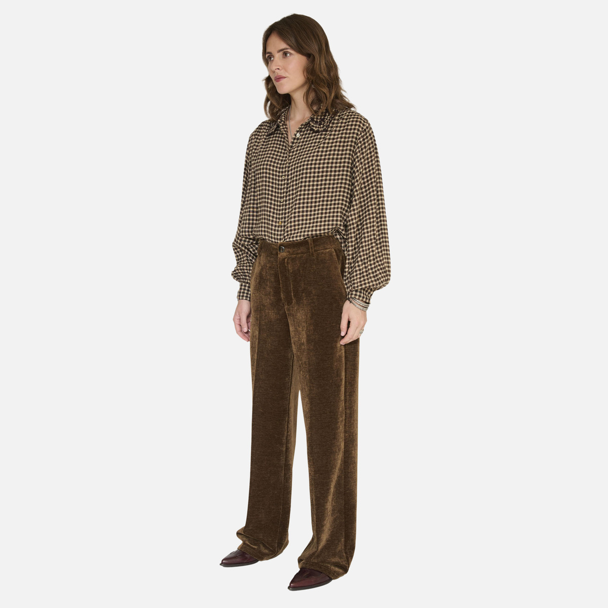 Pantalon PIEL mocha, MKT STUDIO