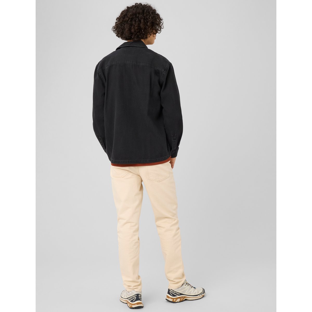 Surchemise en denim noir, BZB