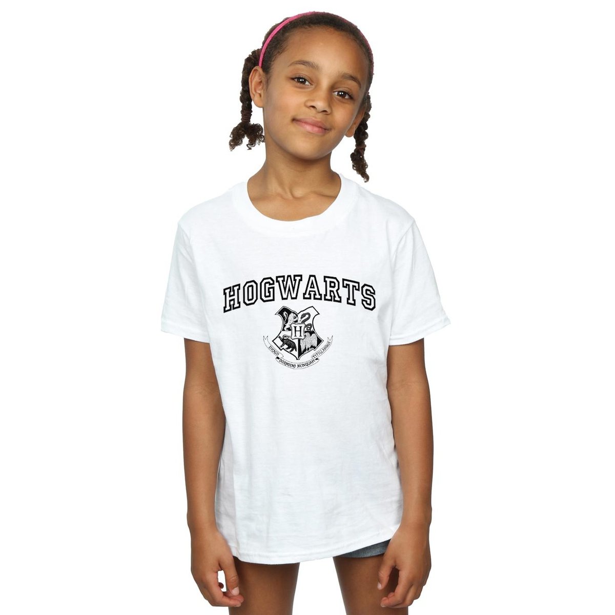 T-shirt HOGWARTS blanc, HARRY POTTER