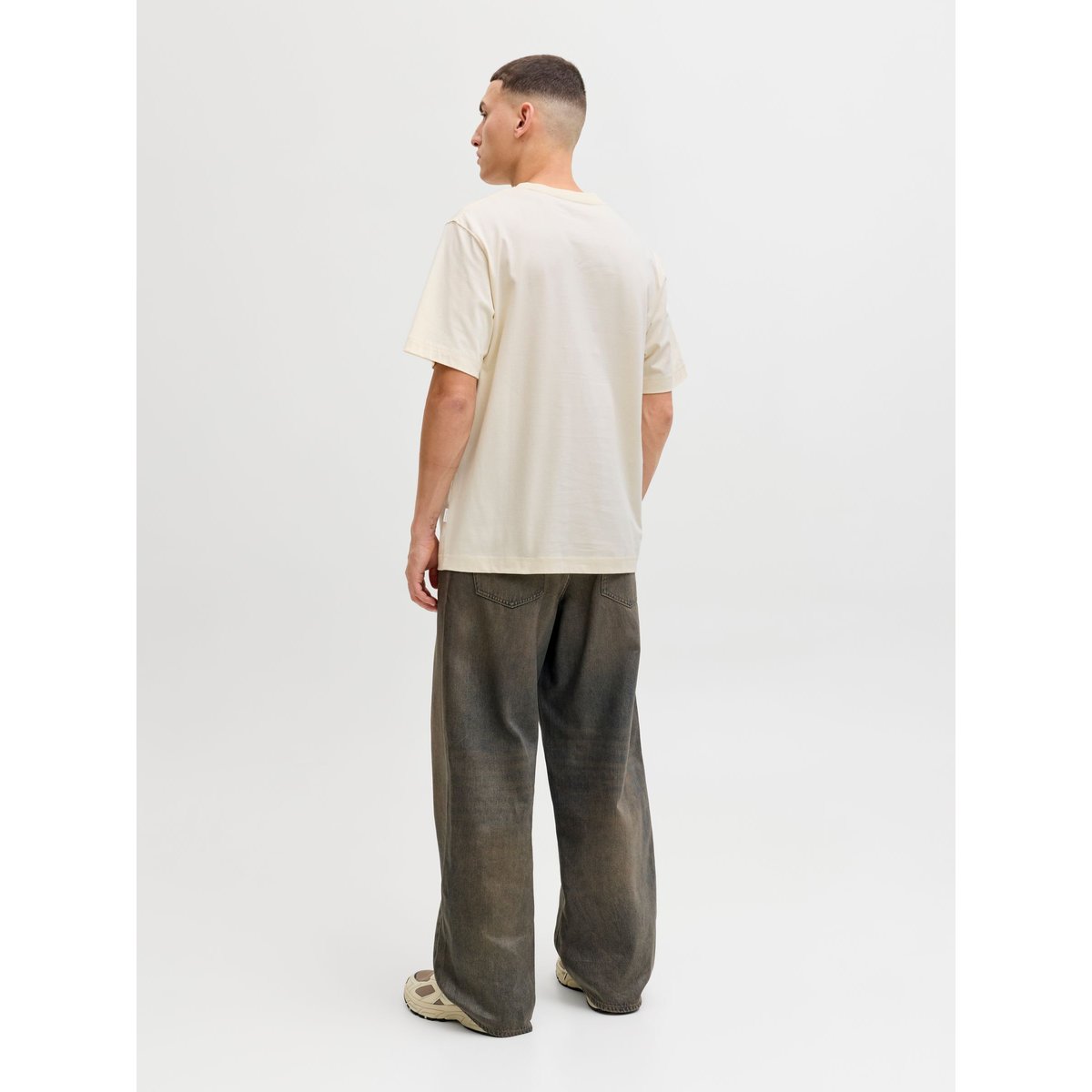 T-Shirt antique white, JACK & JONES