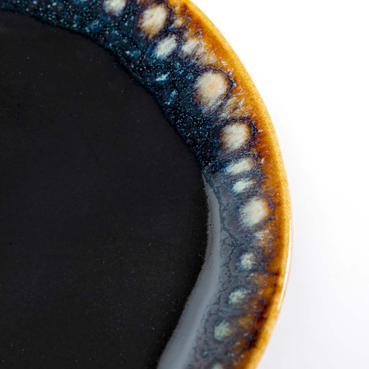 Lot de 4 assiettes plates à dessert, LIO bleu, KARE DESIGN