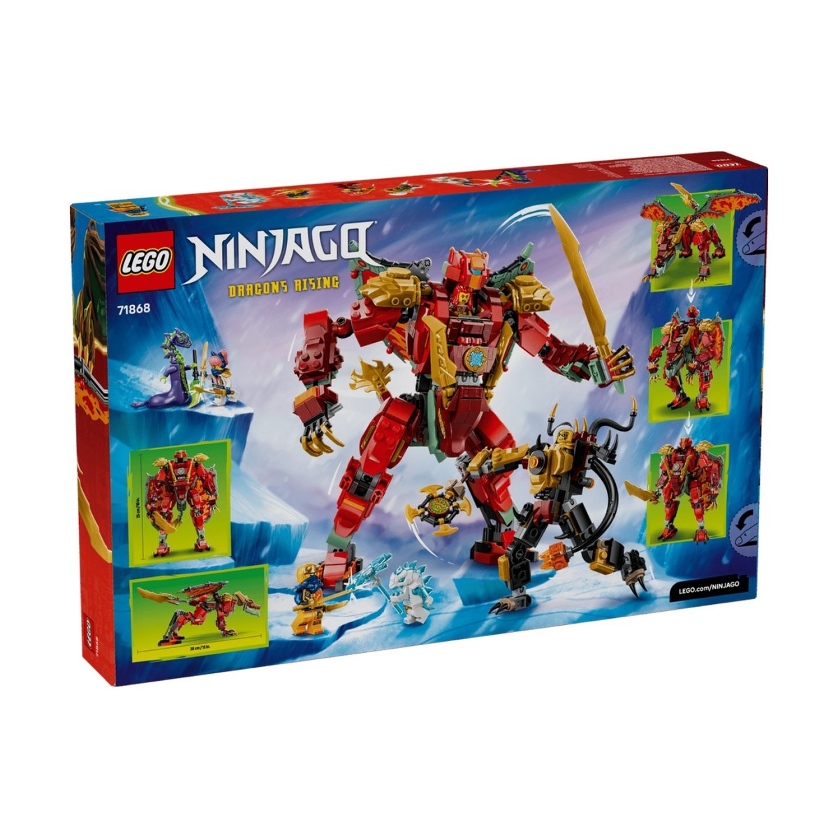 Ninjago Le robot dragon transformable de Braséra multicolore, LEGO