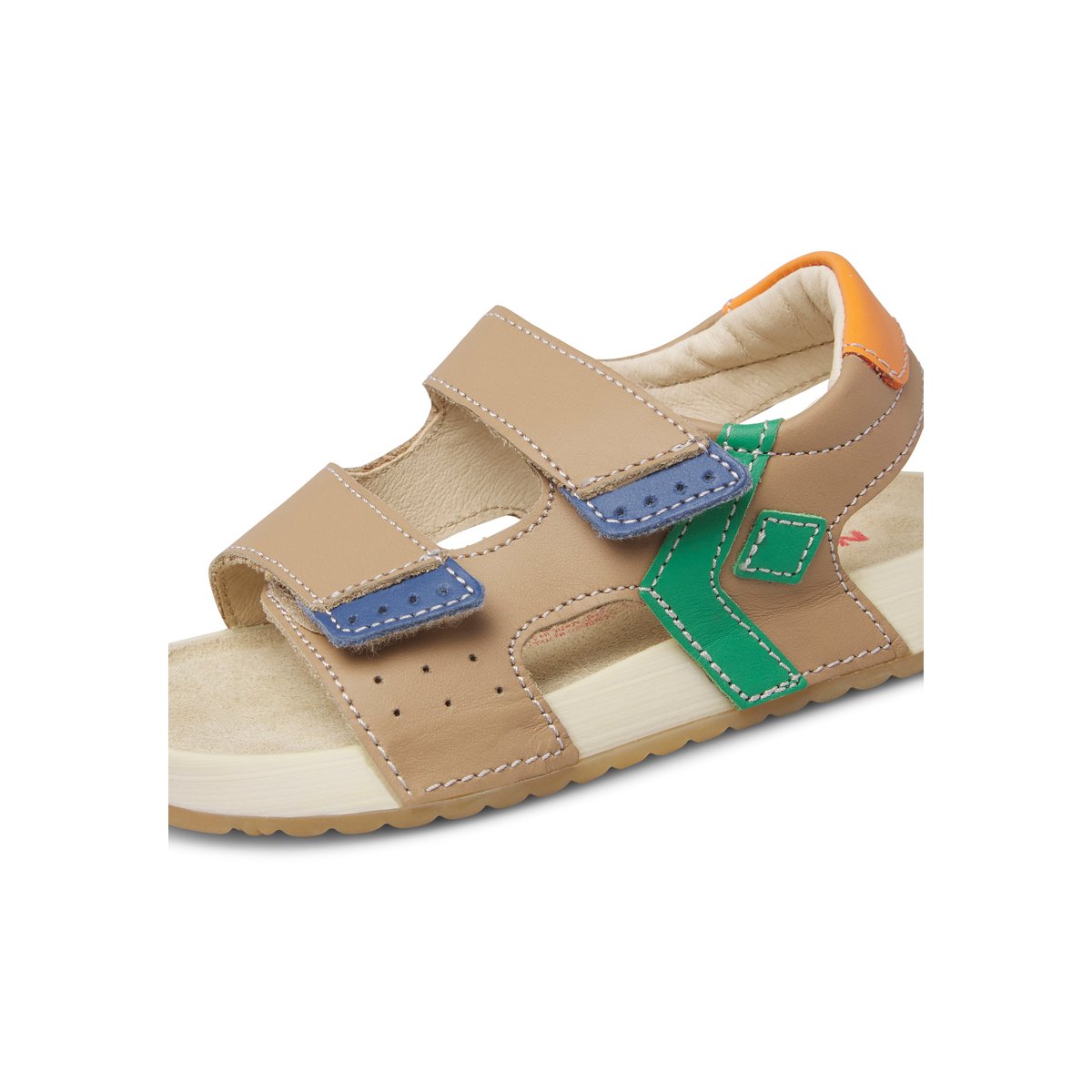 Sandales en cuir JOMPO. beige-, NATURINO