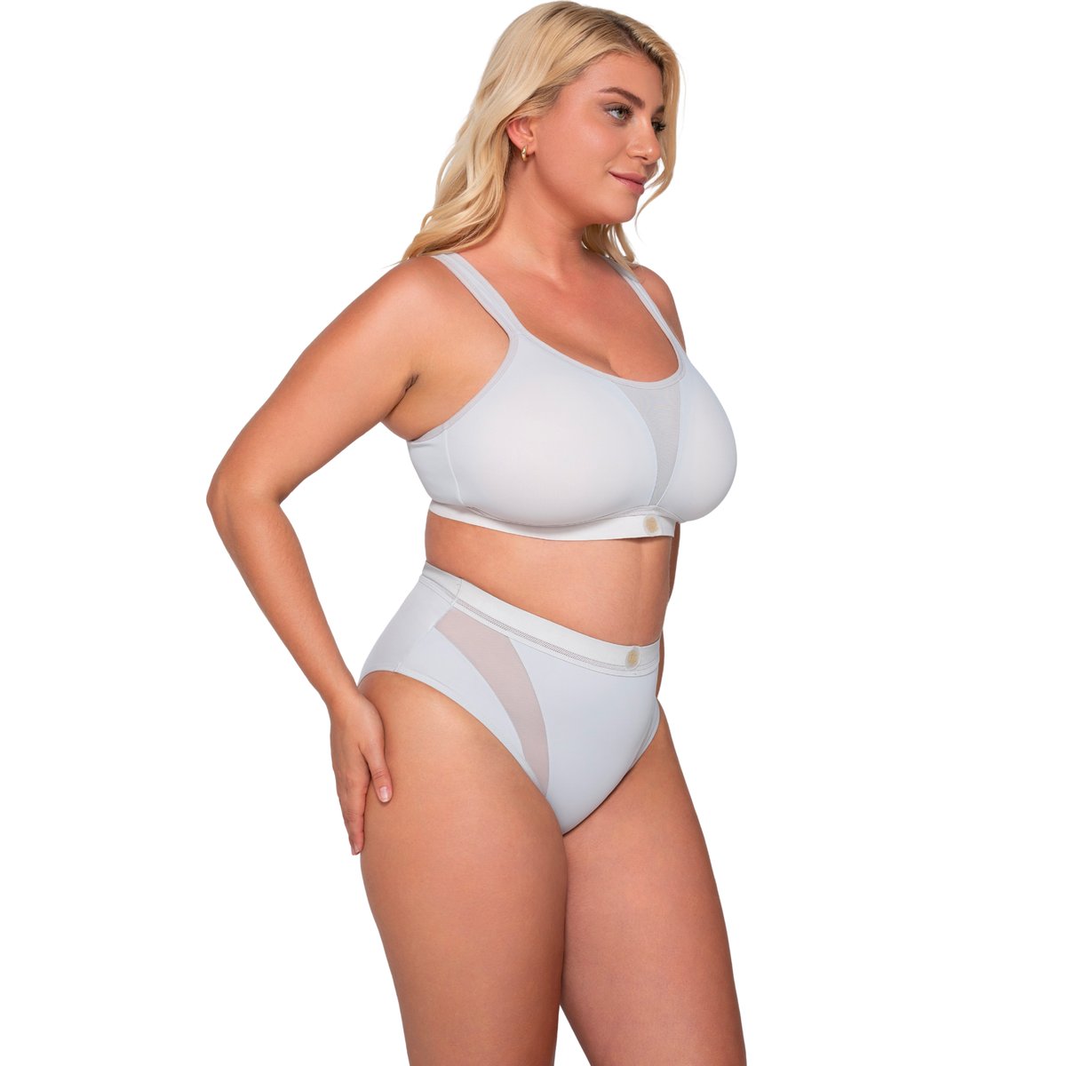 Soutien-gorge de sport FLEXPRO gris, LUNA SPLENDIDA