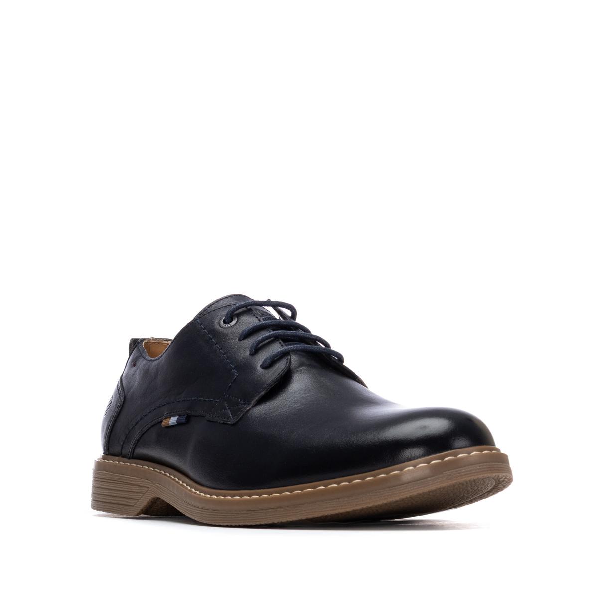 Chaussure Blucher/Derby Plaine Décontractée Lacets bleu marine, CARMELA