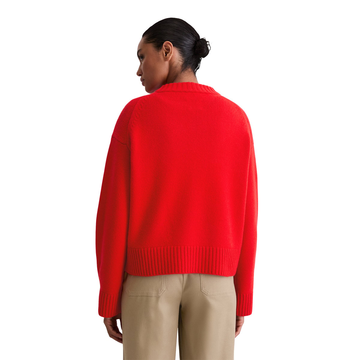 Pull en cachemire regular avec un confort de port exclusif rouge clair, MARC O'POLO