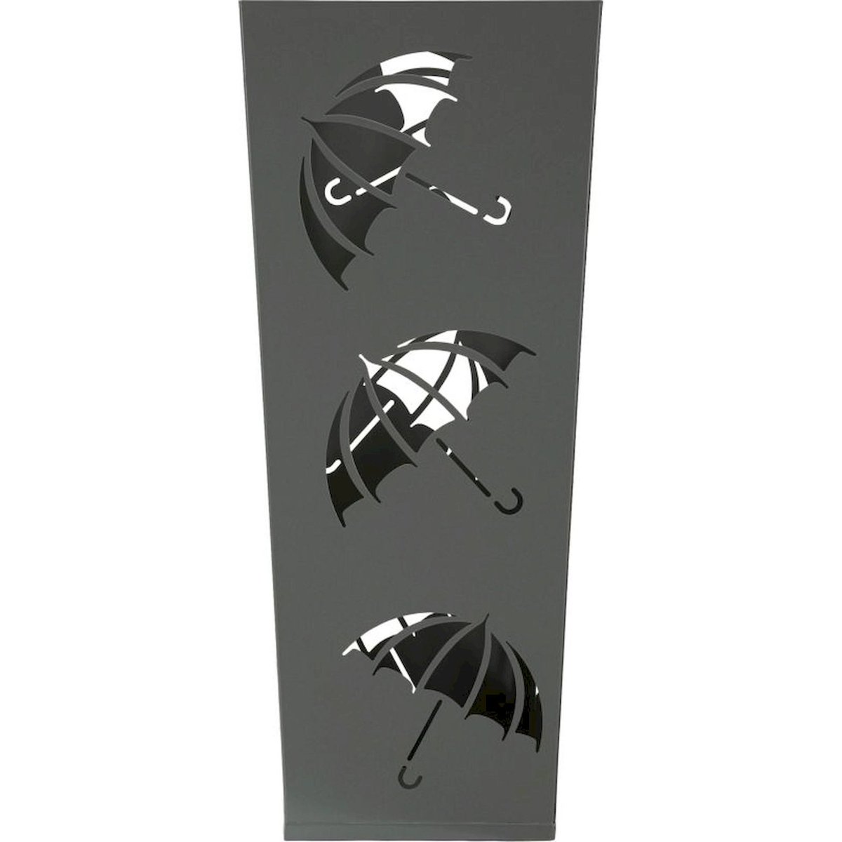 Porte-parapluie en métal ajouré MODERN gris, RECOLLECTION