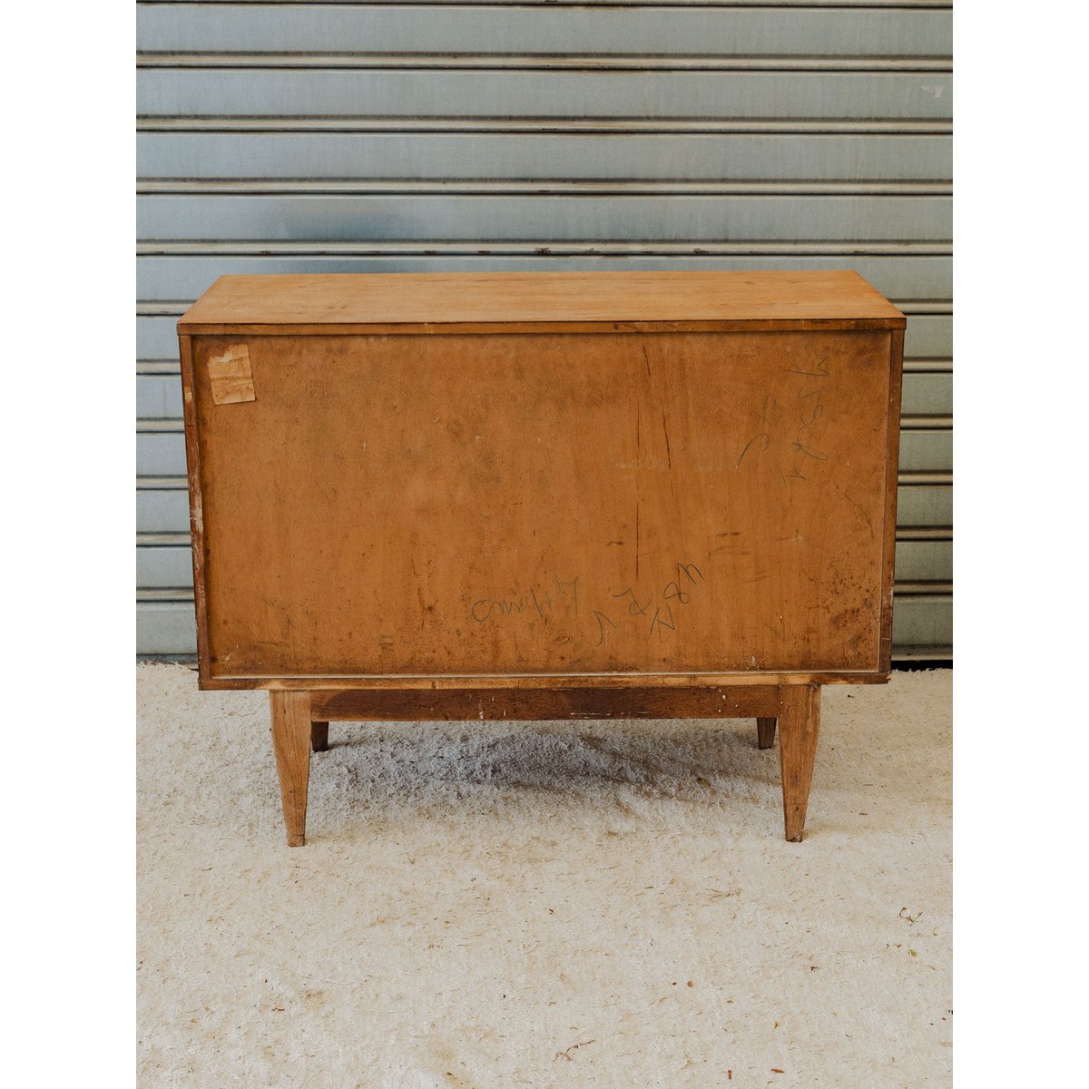 Commode en bois Olga N°1125 - Bon état bois foncé, DEBONGOUT