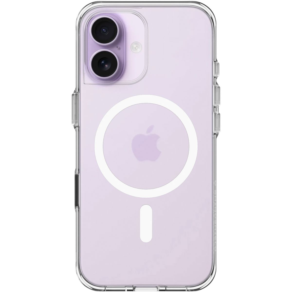 Coque iPhone 17 Clear case MagSafe couleur unique, RHINOSHIELD
