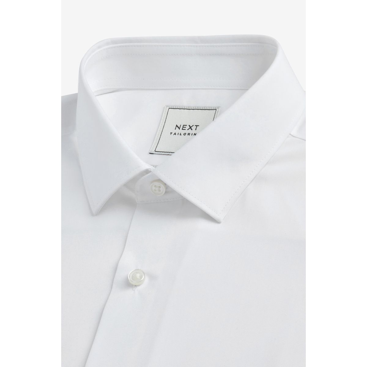 Chemise regular habillée facile d'entretien blanc, NEXT