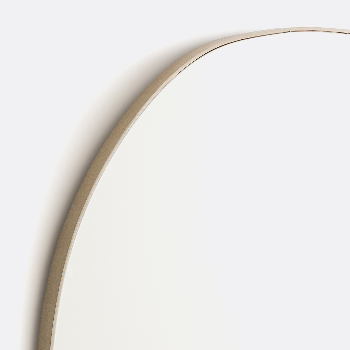 Organische vorm spiegel, lengte 58 cm, hoogte 58 cm, ORNICA messing, LA REDOUTE INTERIEURS