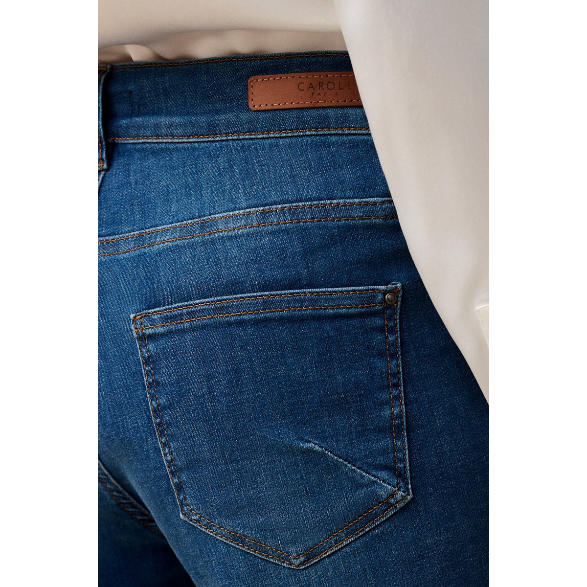 Pantalon chic décontracté CALEBB denim stone, CAROLL