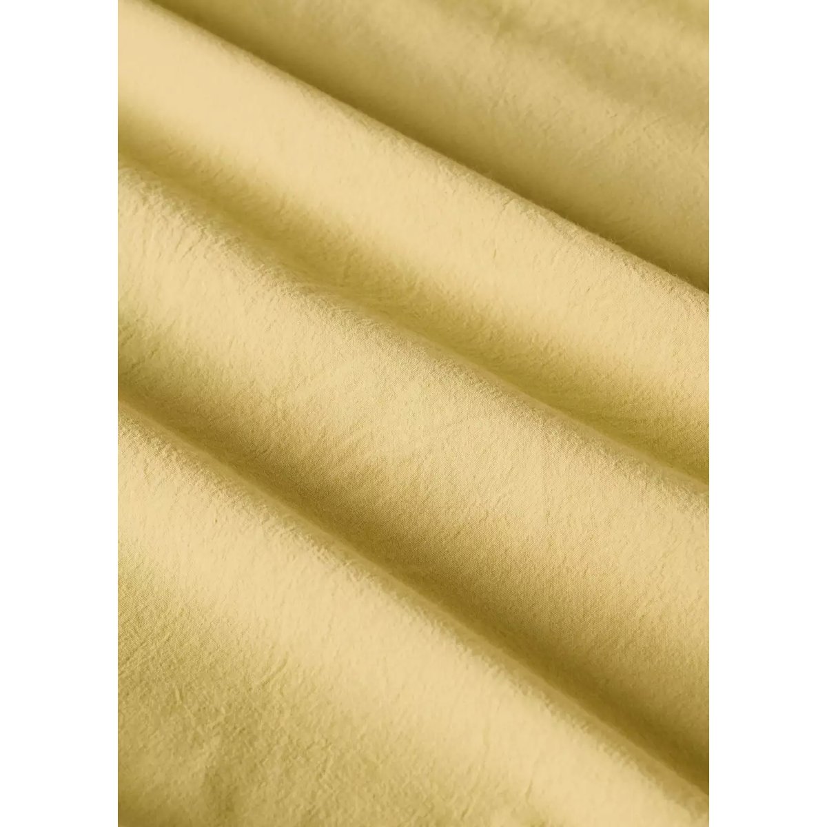 Drap-housse enfant coton lavé lit 90 cm moutarde, MANGO HOME