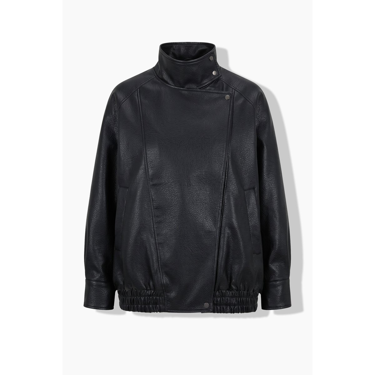 Veste en simili-cuir, coupe blouson noir, STUDIO UNTOLD