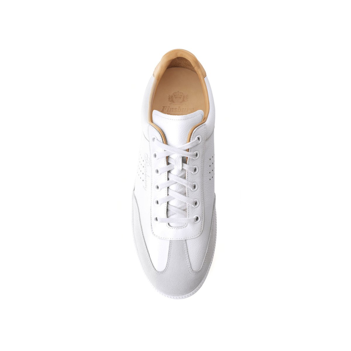 Sneakers cuir TOM blanc, FINSBURY