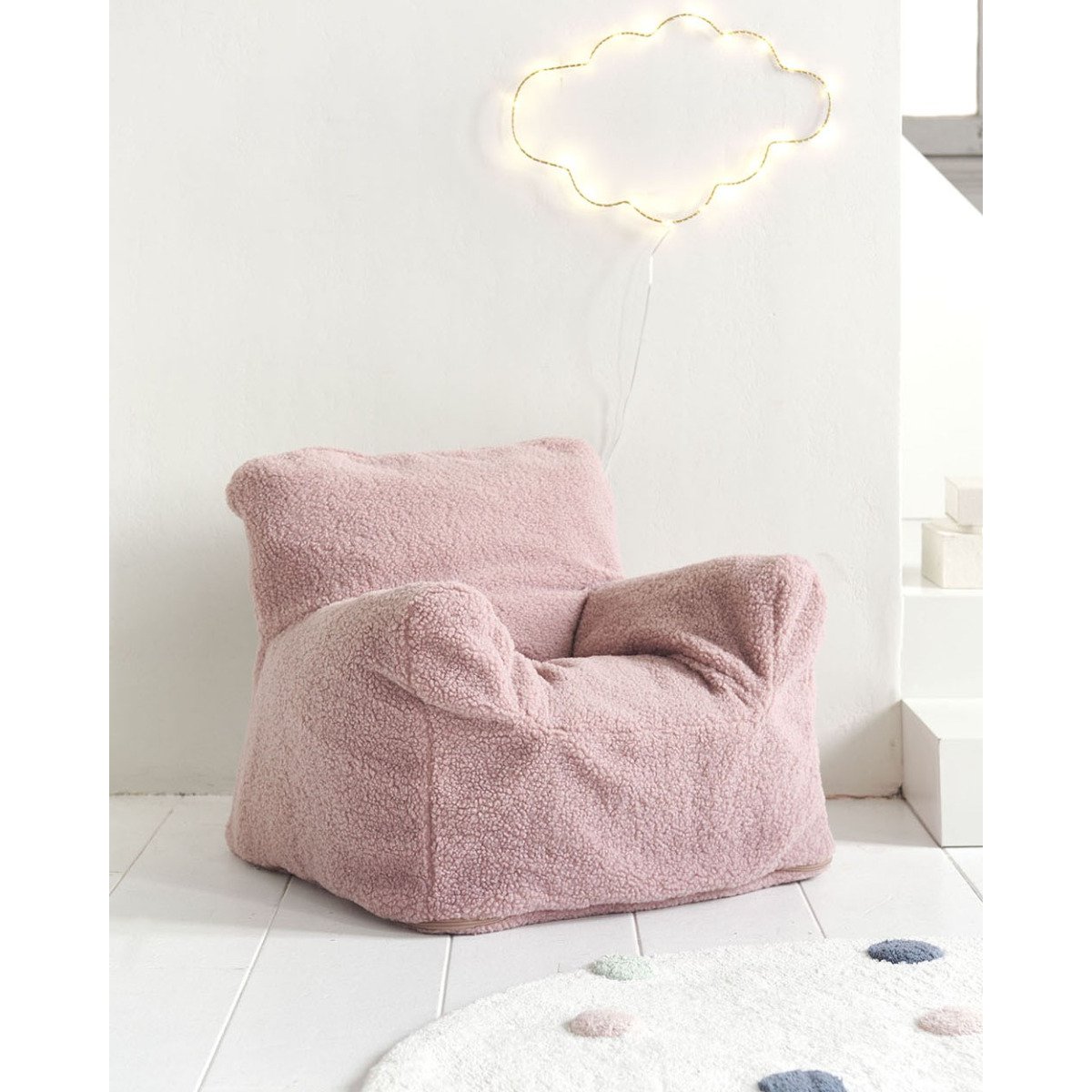 Fauteuil enfant XL rose, PETITE AMELIE